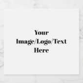 Personalisieren oder Anpassen Schaumweinetikett (Einzelnes Label)