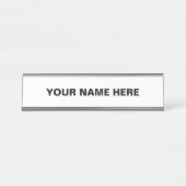 Personalisieren oder Anpassen Schreibtischnamensplakette (Vorderseite )