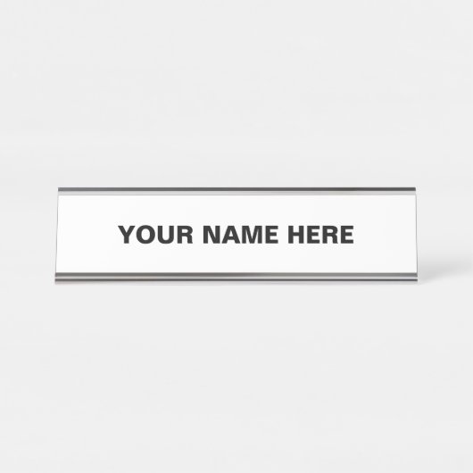 Personalisieren oder Anpassen Schreibtischnamensplakette (Vorderseite )