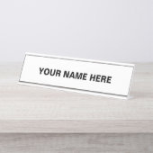 Personalisieren oder Anpassen Schreibtischnamensplakette (Vorderseite )