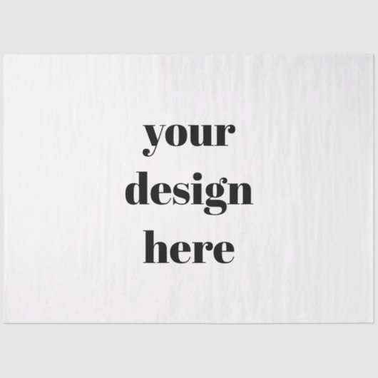 Personalisieren oder Anpassen Seidenpapier (Vorderseite)