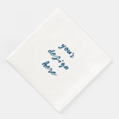 Personalisieren oder Anpassen Serviette (Ecke)