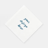 Personalisieren oder Anpassen Serviette (Ecke)