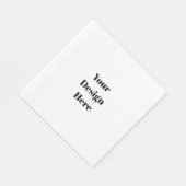 Personalisieren oder Anpassen Serviette (Ecke)