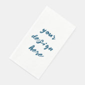 Personalisieren oder Anpassen Serviette (Ecke)