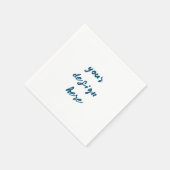 Personalisieren oder Anpassen Serviette (Ecke)