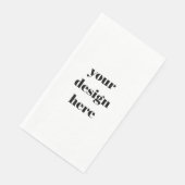 Personalisieren oder Anpassen Serviette (Ecke)