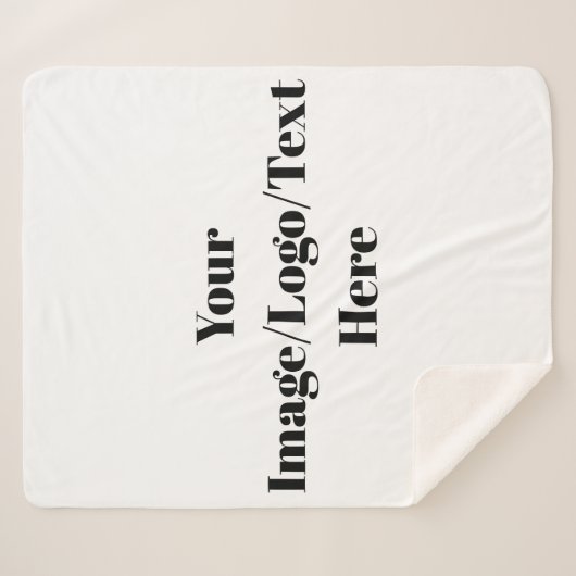 Personalisieren oder Anpassen Sherpadecke (Vorderseite (Horizontal))