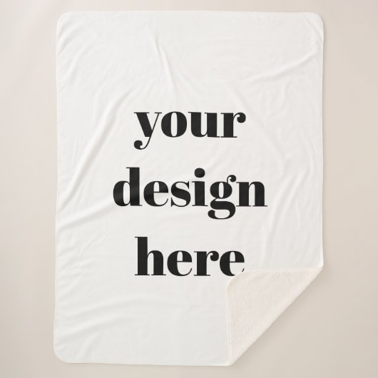 Personalisieren oder Anpassen Sherpadecke (Vorderseite)