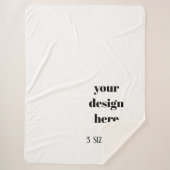 Personalisieren oder Anpassen Sherpadecke (Vorderseite)