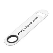 Personalisieren oder Anpassen Speed Flaschenöffner (Vorderseite Schrägansicht)