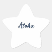 Personalisieren oder Anpassen Stern-Aufkleber (Vorderseite)