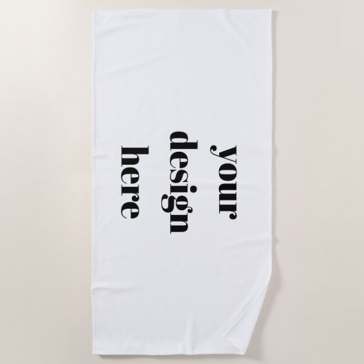 Personalisieren oder Anpassen Strandtuch (Vorderseite)