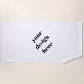 Personalisieren oder Anpassen Strandtuch (Vorderseite)