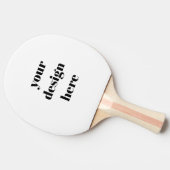Personalisieren oder Anpassen Tischtennis Schläger (Seitenansicht)