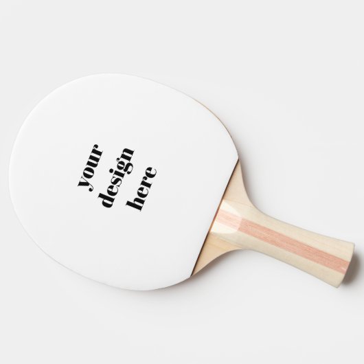 Personalisieren oder Anpassen Tischtennis Schläger (Seitenansicht)