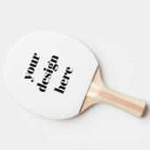 Personalisieren oder Anpassen Tischtennis Schläger (Seitenansicht)