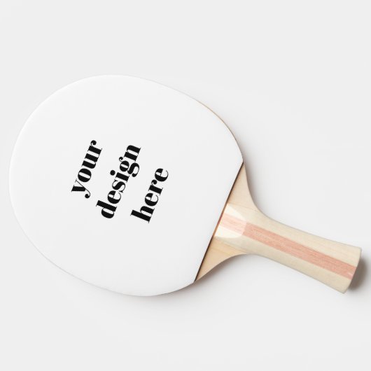 Personalisieren oder Anpassen Tischtennis Schläger (Seitenansicht)