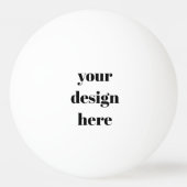 Personalisieren oder Anpassen Tischtennisball (Rückseite)
