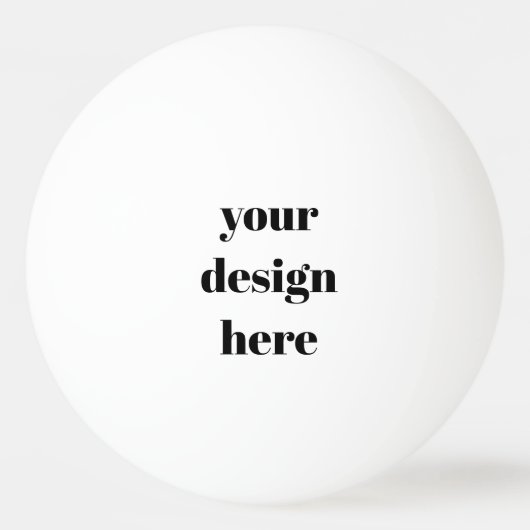Personalisieren oder Anpassen Tischtennisball (Rückseite)