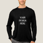 Personalisieren oder Anpassen Tri-Blend Shirt (Vorderseite)