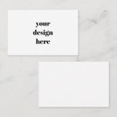 Personalisieren oder Anpassen Visitenkarte (Vorne/Hinten)