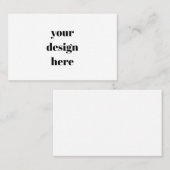 Personalisieren oder Anpassen Visitenkarte (Vorne/Hinten)