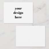 Personalisieren oder Anpassen Visitenkarte (Vorne/Hinten)