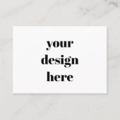 Personalisieren oder Anpassen Visitenkarte (Vorderseite)