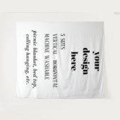 Personalisieren oder Anpassen Wandteppich (Vorderseite (Horizontal))