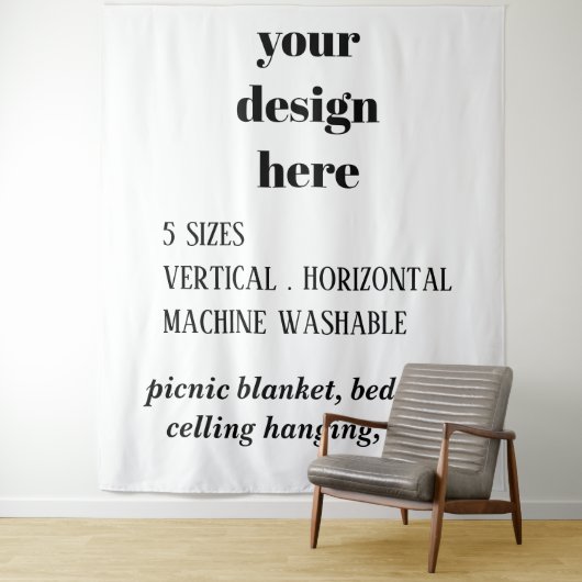 Personalisieren oder Anpassen Wandteppich (Beispiel)