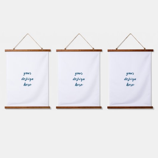 Personalisieren oder Anpassen Wandteppich Mit Holzrahmen (Dreifach)