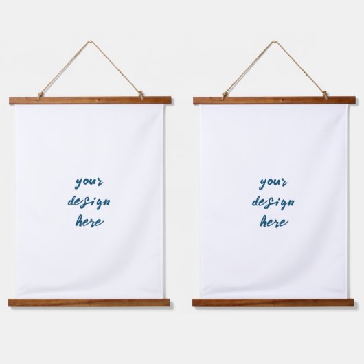 Personalisieren oder Anpassen Wandteppich Mit Holzrahmen (Doppelt)