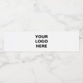 Personalisieren oder Anpassen Wasserflaschenetikett (Einzelnes Label)