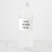 Personalisieren oder Anpassen  Wasserflaschenetikett (Vorderseite)