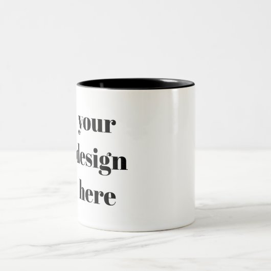 Personalisieren oder Anpassen Zweifarbige Tasse (Mittel)