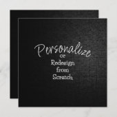 Personalisieren oder Erstellen aus Scratch - (Vorne/Hinten)