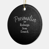 Personalisieren oder Erstellen aus Scratch - Keramik Ornament (Links)