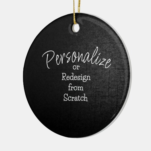 Personalisieren oder Erstellen aus Scratch - Keramik Ornament (Links)