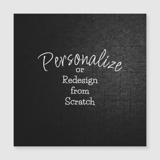 Personalisieren oder Erstellen aus Scratch - Magne Magnetkarte (Vorderseite)