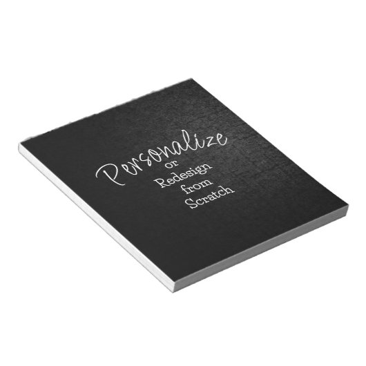 Personalisieren oder Erstellen aus Scratch - Notizblock (angewinkelt)