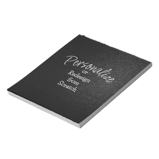 Personalisieren oder Erstellen aus Scratch - Notizblock (Rotiert)
