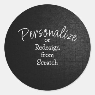 Personalisieren oder Erstellen aus Scratch - Runder Aufkleber