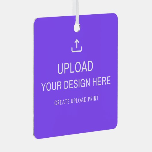 Personalisieren oder Hochladen Ihres eigenen Desig Ornament Aus Metall (Vorderseite Rechts)