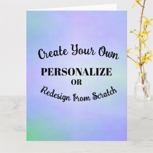 Personalisieren oder Redesign von Scratch - Karte (Gelbe Blume)