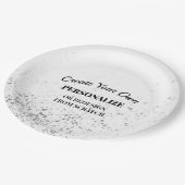 Personalisieren oder umgestalten - eigene erstelle pappteller (Schrägansicht)