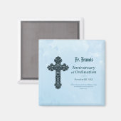 Personalisieren, Ordination Priester zum Jahrestag Magnet (Vorderseite/Rückseite)