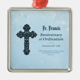 Personalisieren, Ordination Priester zum Jahrestag Ornament Aus Metall