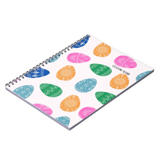 PERSONALISIEREN: Ostereier | Notebook-Journal Notizblock (Linke Seite)