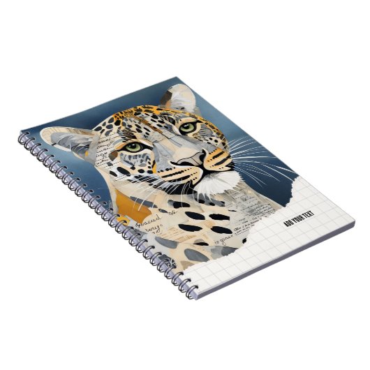 PERSONALISIEREN: Papierleopard | Notebook-Journal Notizblock (Rechte Seite)